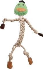Hugglehounds Dog Dilly Duck Rope Knottie Large