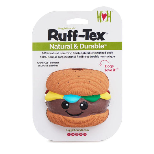 Hugglehounds Dog Ruff - Tex Big Buns Foodies Ball 5 Inches Large