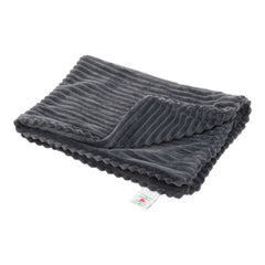 Hugglehounds Dog Scout Blankie Steel - 30" X 40"