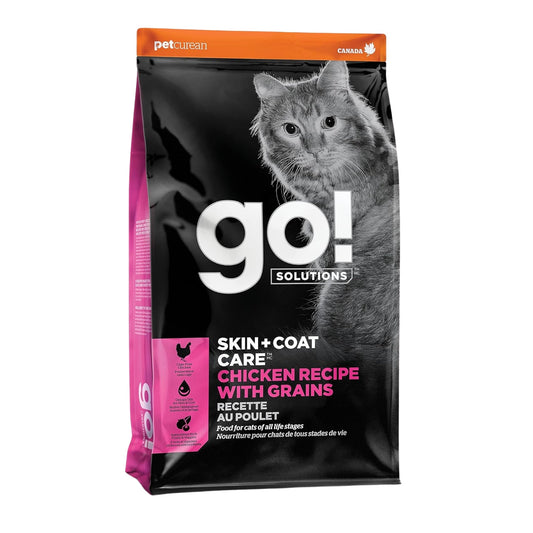 Go! Cat Skin & Coat Care Chicken With Grain 3Lb