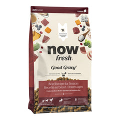 Now Fresh Dog Good Gravy Senior Beef Recipe With Ancient Grains 3.5Lbs