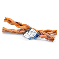 Barkworthies Bully Stick Braided Shrink Wrap 12in/15ct
