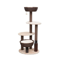 PetPals Pharoah 5-Level Cat Tree
Brown & Cream 48 in