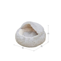 PetPals Igloo Pet Bed
Pearl Grey 19.5 in