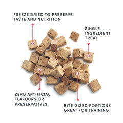 Crumps Dog 1.9oz. Mini Trainers Freeze-dried Pork Hearts