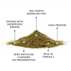 Crumps Dog 3.8oz. Fish Superfood Greens Sprinkles