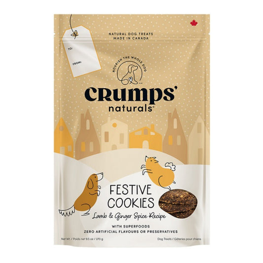 Crumps Dog 9.5oz. Festive Cookies Lamb Ginger