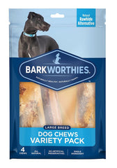 Barkworthies Rawhide Alternative Dog Treat Variety Bag 1ea/1 lb