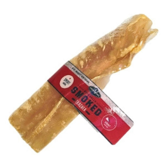 Barkworthies Dog Smoked Trachea 6 Inch 12 Count