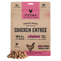 Vital Essentials Cat Freeze Dried Mini Nibs Chicken 8oz.