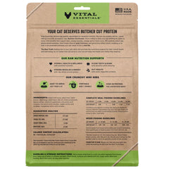 Vital Essentials Cat Freeze-Dried Raw Grain Free Rabbit Entree Mini Nibs 12oz.