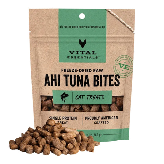 Vital Essentials Cat Freeze-Dried Treat Ahi Tuna 1.1oz.