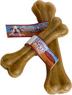 Loving Pets Pressed Rawhide Bone Dog Treat 8 in