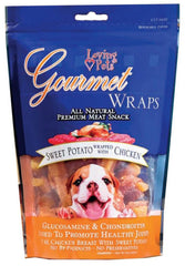 Loving Pets Gourmet Wraps Sweet Potato Wrapped with Chicken Dog Treat 8 oz