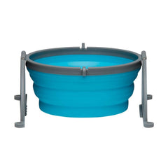 Loving Pets Travel Dog Bowl Blue, 1ea/MD
