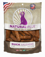 Loving Pets Natural Value Duck Sausage Recipe Dog Treat 13 oz