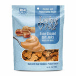 Loving Pets BoneShaped Soft Jerky Dog Treat Chicken Peanut Butter, 1ea/6 oz