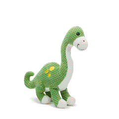 Fabdog Dog Floppy Brontosaurus Dinosaur Green Large Default Title