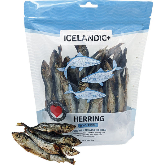 Icelandic Dog Herring Fish Whole Bulk 9oz.