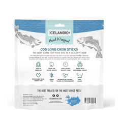 Icelandic Dog Cod Skin Chew 10 Inch - 12 Pack