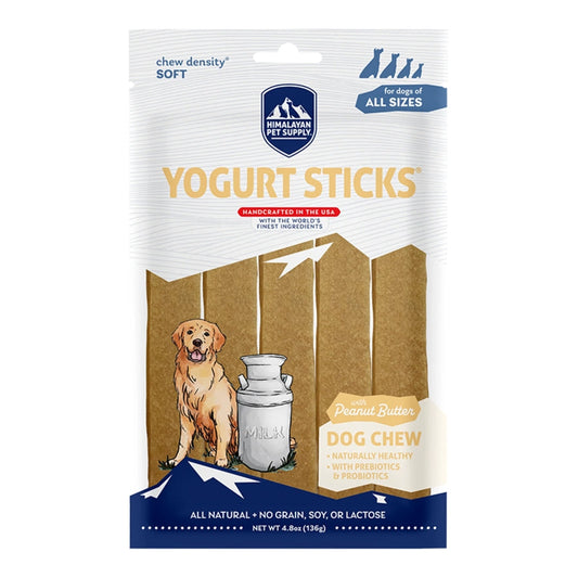 Himalayan Dog Yogurt Sticks Peanut Butter 4.8oz.