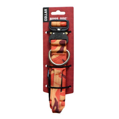 Boss Dog Tactical Adjustable Dog Collar Orange Camo, 1ea/LG, 1722 in