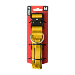 Boss Dog Tactical Adjustable Dog Collar Yellow, 1ea/MD