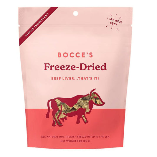 Bocce'S Bakery Dog Freeze Dried Beef Liver Treats 3oz. Default Title