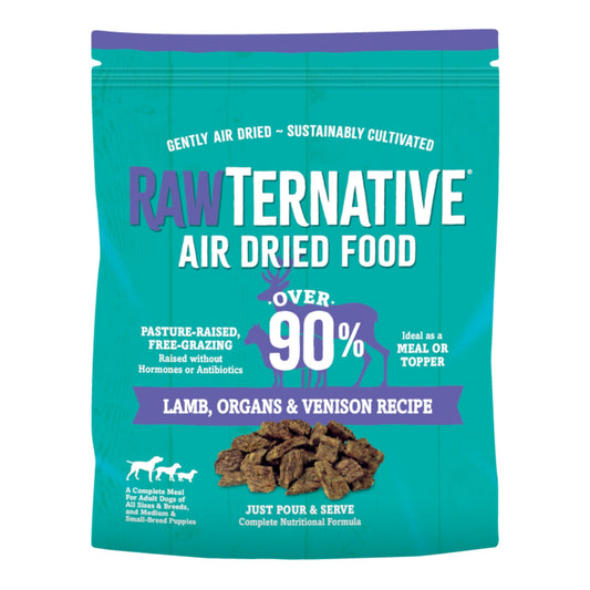 Grandma Mae's Country Naturals Rawternative Air Dried Dog Food Lamb, Organs Venison, 1ea/5 lb