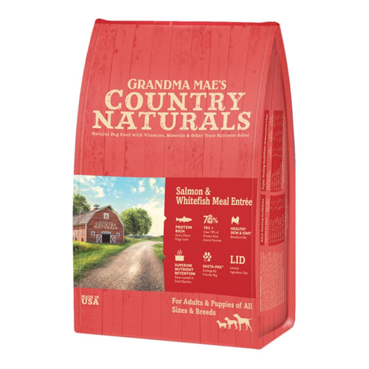 Grandma Mae's Country Naturals Dog Salmon & Whitefish Meal Entree 12Lbs
