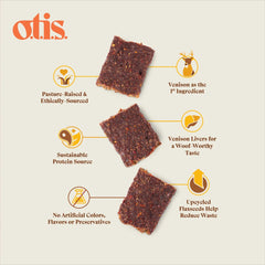Otis Dog Wild Things Venison Jerky 4oz.