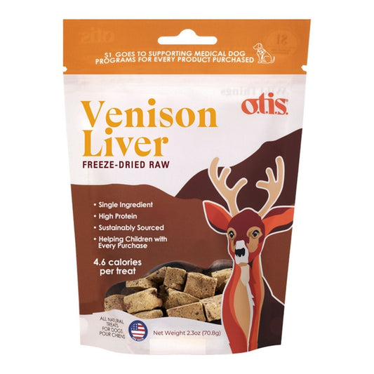 Otis Dog Freeze-Dried Venison Liver 2.3oz.
