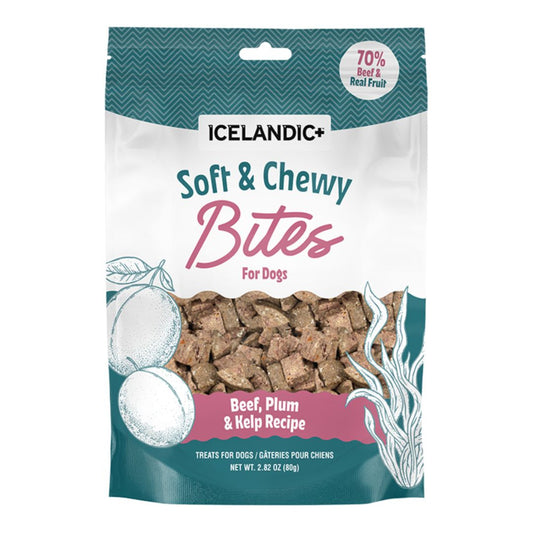 Icelandic Dog Beef & Plum Soft & Chewy Bites 2.82oz.