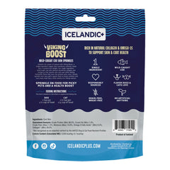 Icelandic Dog & Cat Viking Boost Cod Skin Food Topper 4oz.