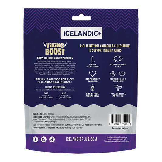 Icelandic Dog & Cat Viking Boost Lamb Marrow Food Topper 5.75oz.