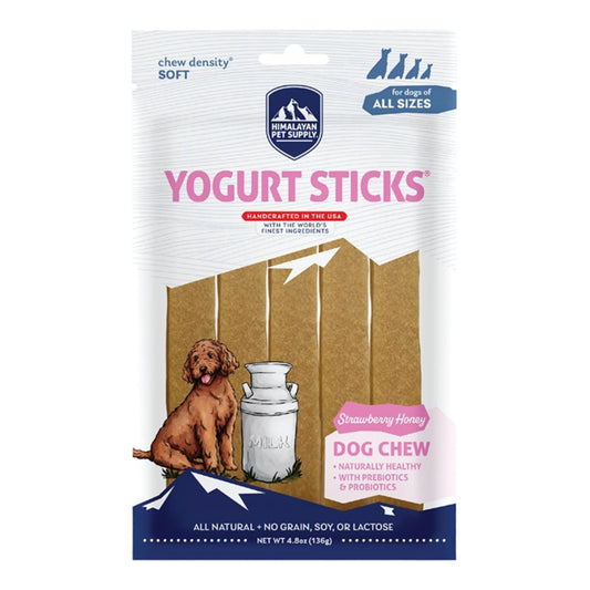 Himalayan Dog Yogurt Sticks Strawberry 4.8oz.