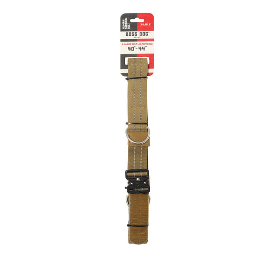 Boss Dog Human Boss Tactical Utility Dog Walker Belt Tan, 1ea/XL 4044In Waist