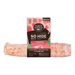EARTH ANIMAL DOG NO HIDE ROLLS STRAWBERRIES & CREAM MEDIUM 10 COUNT