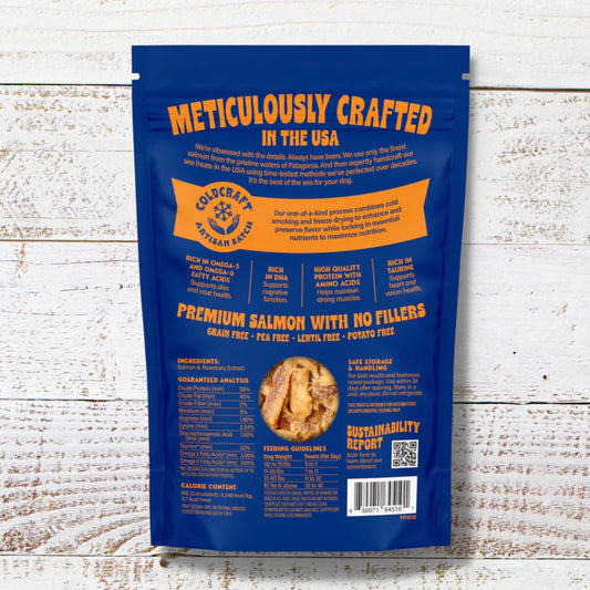 Finfare Dog 2oz. Freeze-dried Smoked Salmon Nuggets