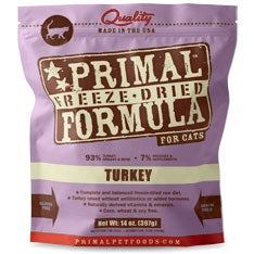 Primal Pet Foods Freeze Dried Cat Food- 5.5 Oz.- Turkey