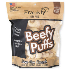 Frankly Dog 2.5oz. Beefy Puffs Original Collagen