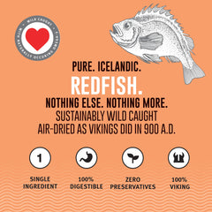 Icelandic Redfish Skin Rolls Single Bag