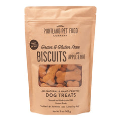 Portland Dog Grain Free Gluten Free Apple & Mint Biscuits 5oz.
