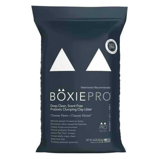 Boxiecat Cat Pro Clay Deep Clean Litter 40Lbs