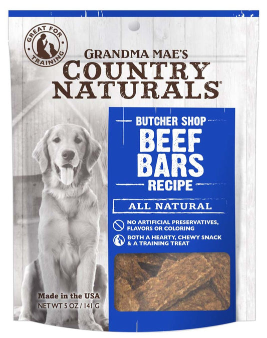 Grandma Mae's Beef Bars Dog Treats 5oz