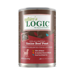 Natures Logic Dog Beef 13.2oz. (Case of 12)