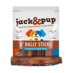Jack & Pup 6" Bully Stick 1Lb