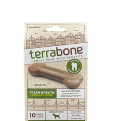 Presidio Dog Terra Fresh Breath Medium 10 Count