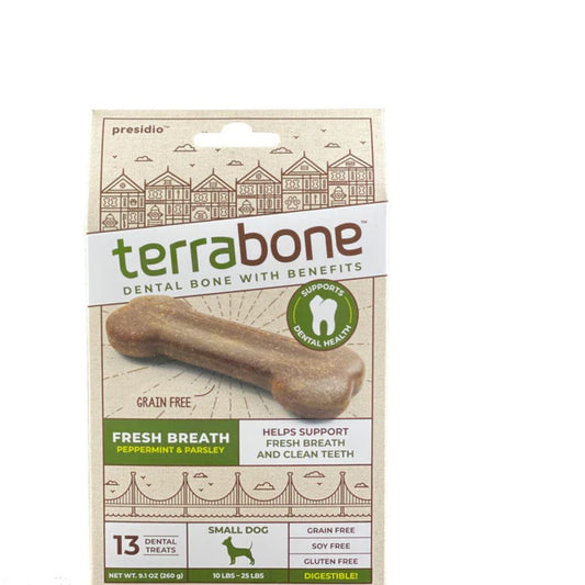 Presidio Dog Terra Fresh Breath Small 13 Count