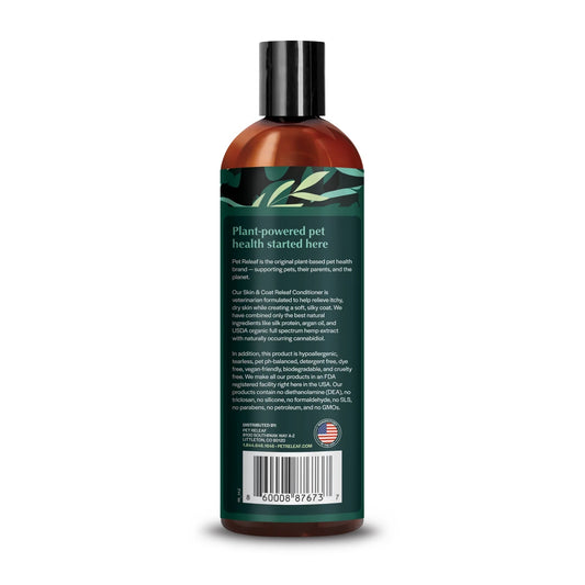 Pet Releaf Skin & Coat Dog 16oz. Soothe & Silken Conditioner Cbd 100Mg
